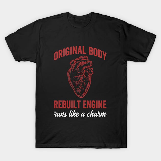 Heart Surgery Recovery T-Shirt by BOOBYART